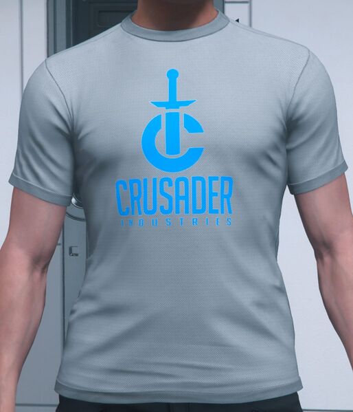 Datei:Crusader Industries T-Shirt White.jpg