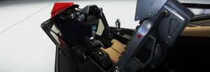 Das Mustang Omega Cockpit.