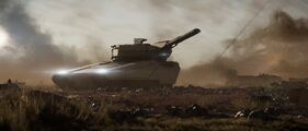 Der Nova von Tumbril Land Systems im Gelände