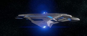 Das Raumschiff Sabre Raven des Herstellers Aegis Dynamics