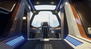 Ansicht des Cockpit der Origin Jumpworks 300i@de