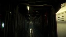 Hauptkorridor der Aegis Dynamics Retaliator Base und Retaliator Bomber