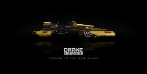 Seitenansicht Drake Interplanetary Dragonfly Yellowjacket