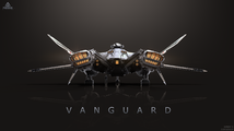 Triebwerke der Aegis Dynamics Vanguard Warden