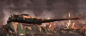 Der Nova von Tumbril Land Systems im Gefecht