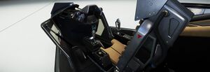 Das Mustang Gamma Cockpit.