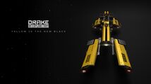 Frontansicht der Drake Interplanetary Dragonfly Yellowjacket