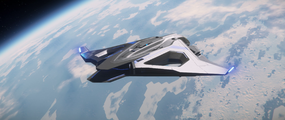 Das Raumschiff Sabre Raven des Herstellers Aegis Dynamics